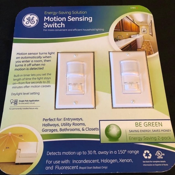 GE Motion Sensing Switch 2-Pack - Picture 1 of 1
